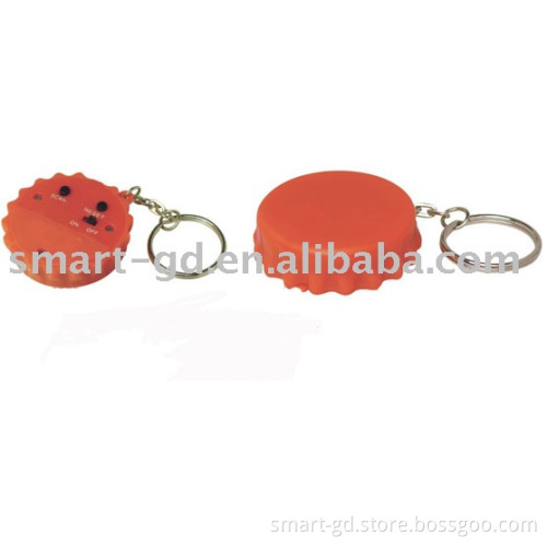 Bottle cap shape FM Auto Scan Radio with Earphone